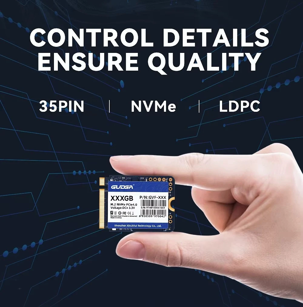 2230 Form Factor PCIE Gen4 SSD Up to 5000MB/s